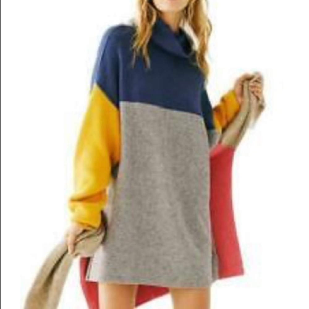 Free people softly structured turtleneck sweater